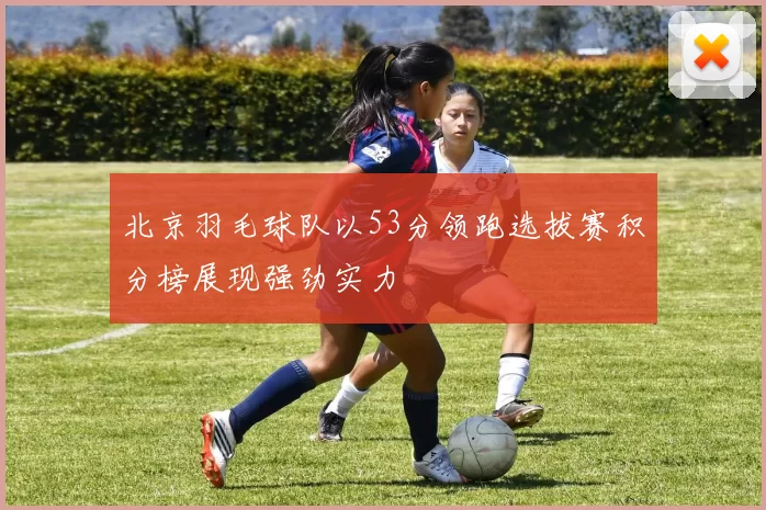 北京羽毛球队以53分领跑选拔赛积分榜展现强劲实力